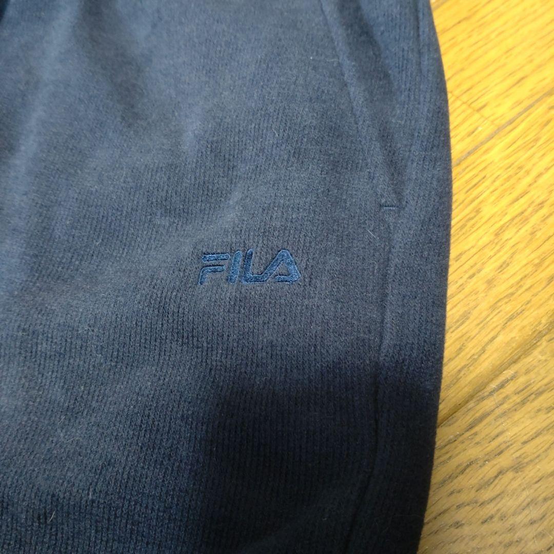 FILA 袖リブ仕様 スウェットパンツ 濃紺 — image 4