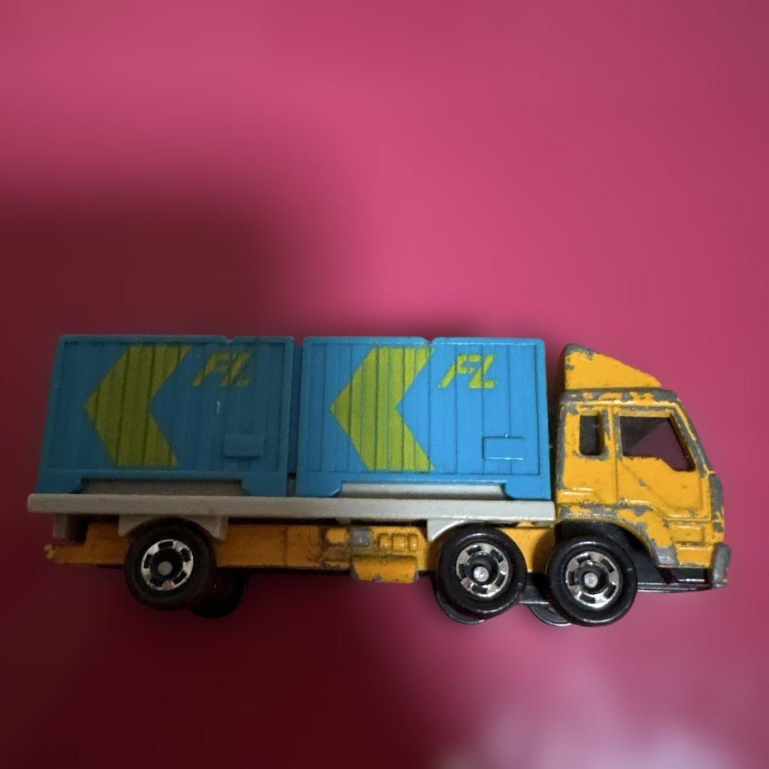 トミカ コンテナトラック イエロー ブルー — image 2