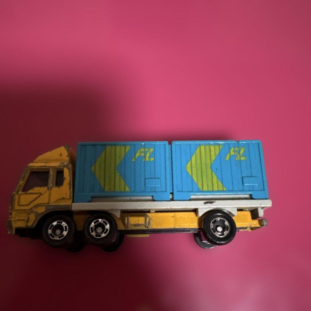 トミカ コンテナトラック イエロー ブルー — image 3