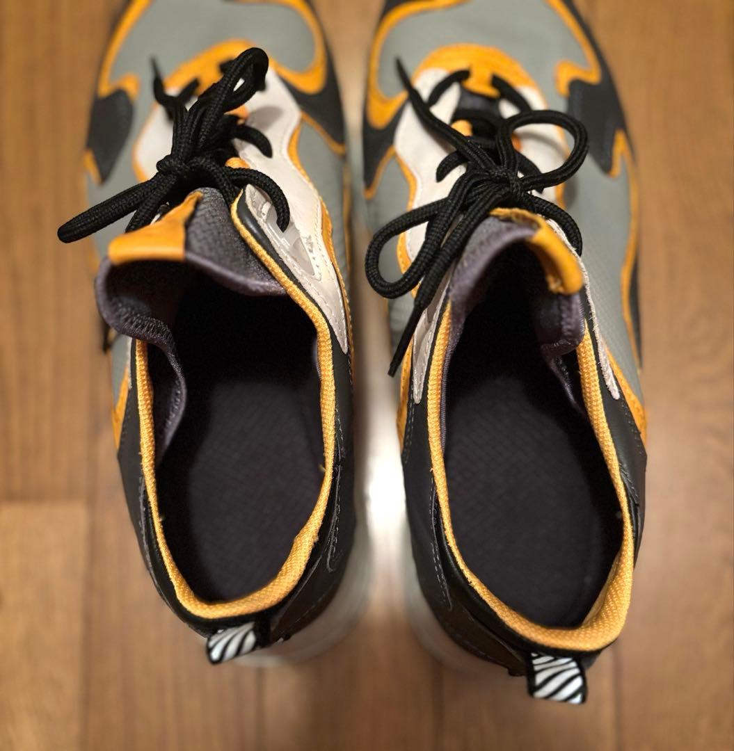 ecco エコー　ST1 スニーカー グレー×オレンジ 26.5〜27.0cm — image 3