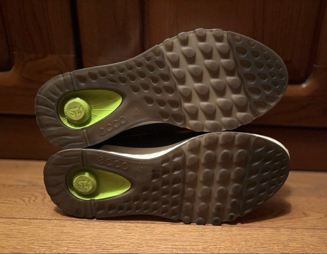 ecco エコー　ST1 スニーカー グレー×オレンジ 26.5〜27.0cm — image 5