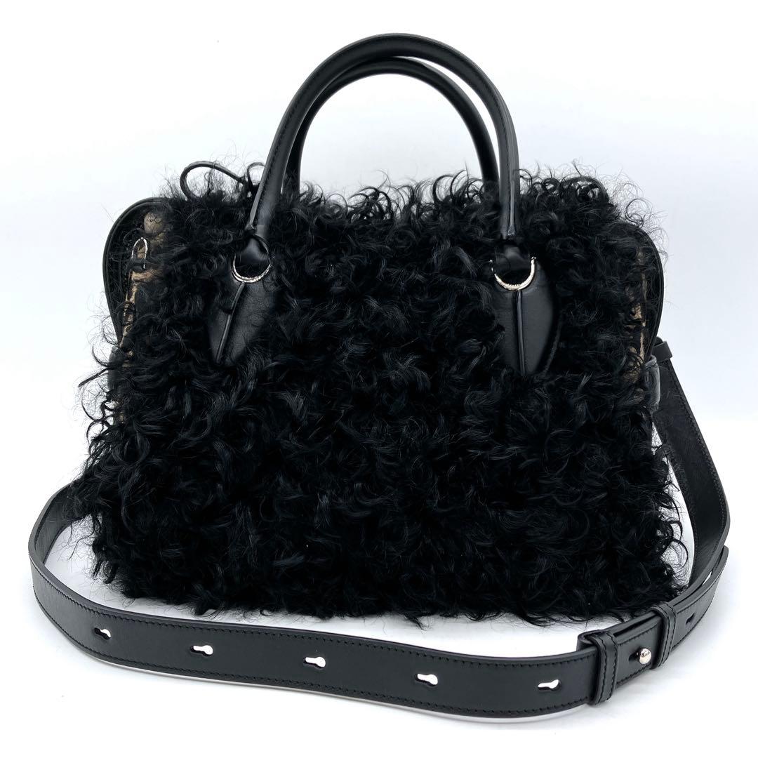 【TOD'S】2wayバッグ　ファーバッグ　Dスタイリング　レオパード柄 — image 2