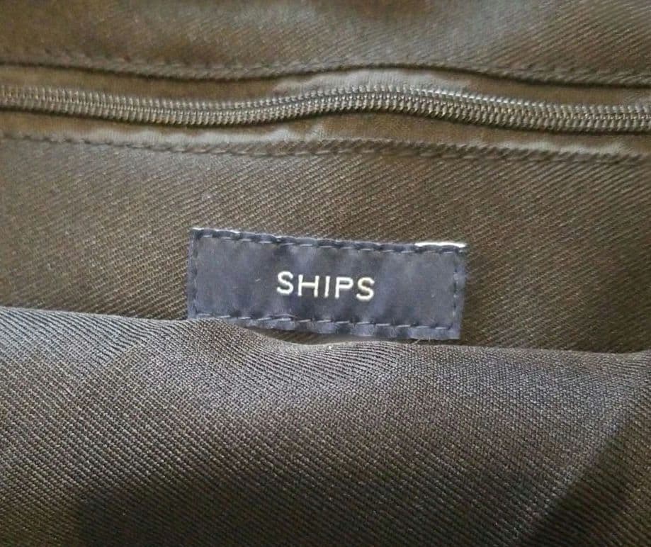 SHIPS バンブーハンドル かごバッグ ブラック — image 2