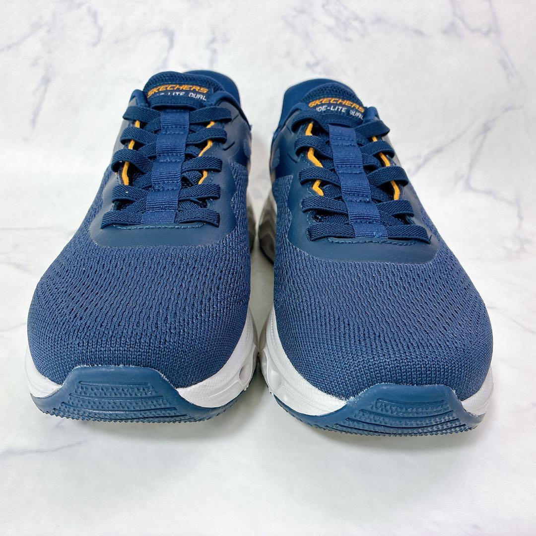 極美品✨Skechers ハンズフリー メモリーフォーム ネイビー 洗濯可 27 — image 2