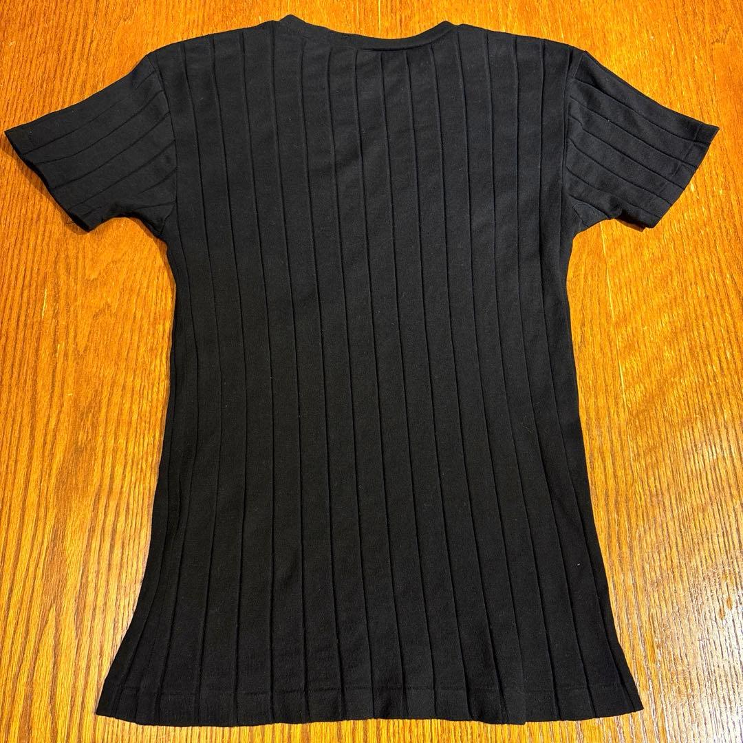 美品‼️✨【YOUNG & OLSEN】黒ブラック リブ 袖Tシャツ — image 3