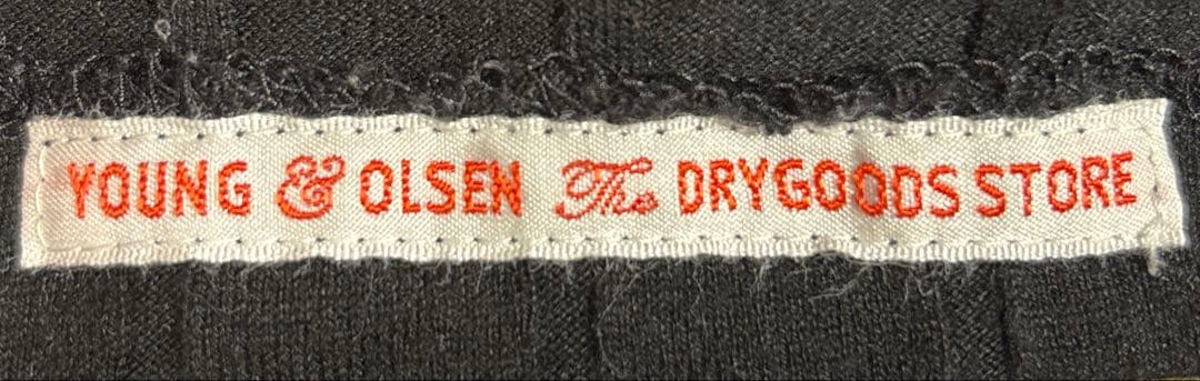 美品‼️✨【YOUNG & OLSEN】黒ブラック リブ 袖Tシャツ — image 5