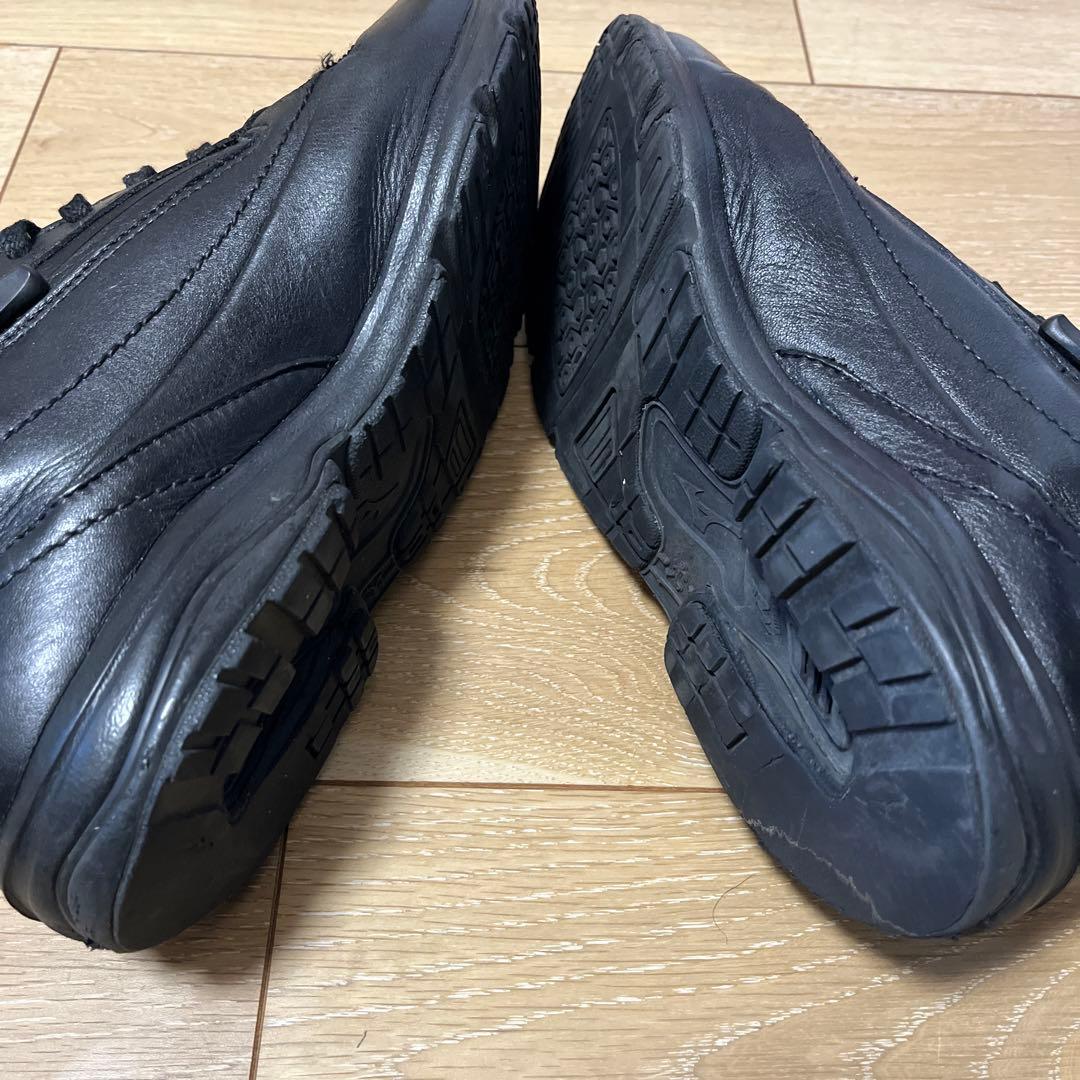 ミズノ　GORE-TEX 革　ブラック レザー スニーカー ファスナー付き — image 5