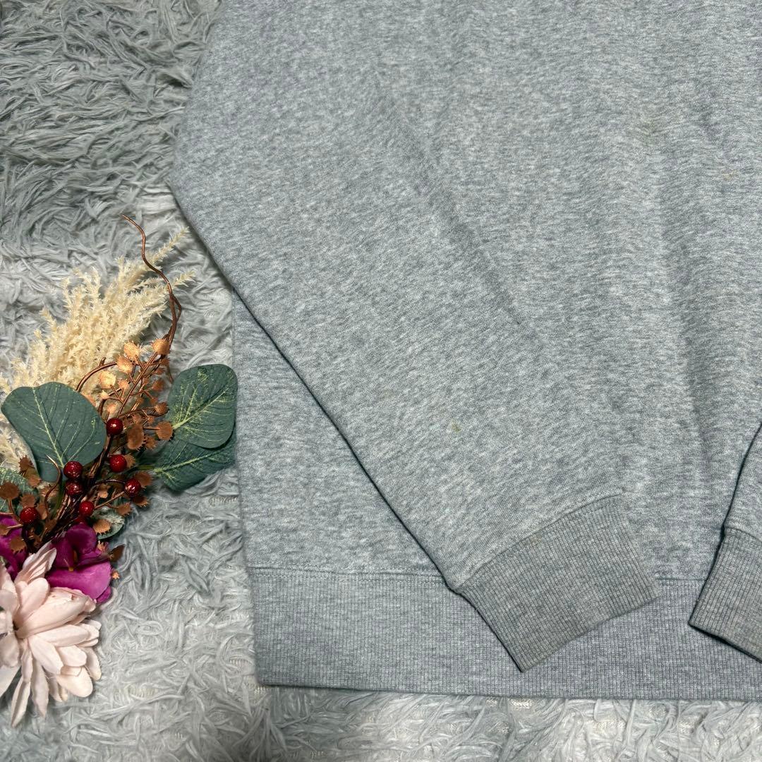 フィラ ワンポイントロゴ刺繍 裏起毛スウェット グレー L アメカジ ストリート — image 5