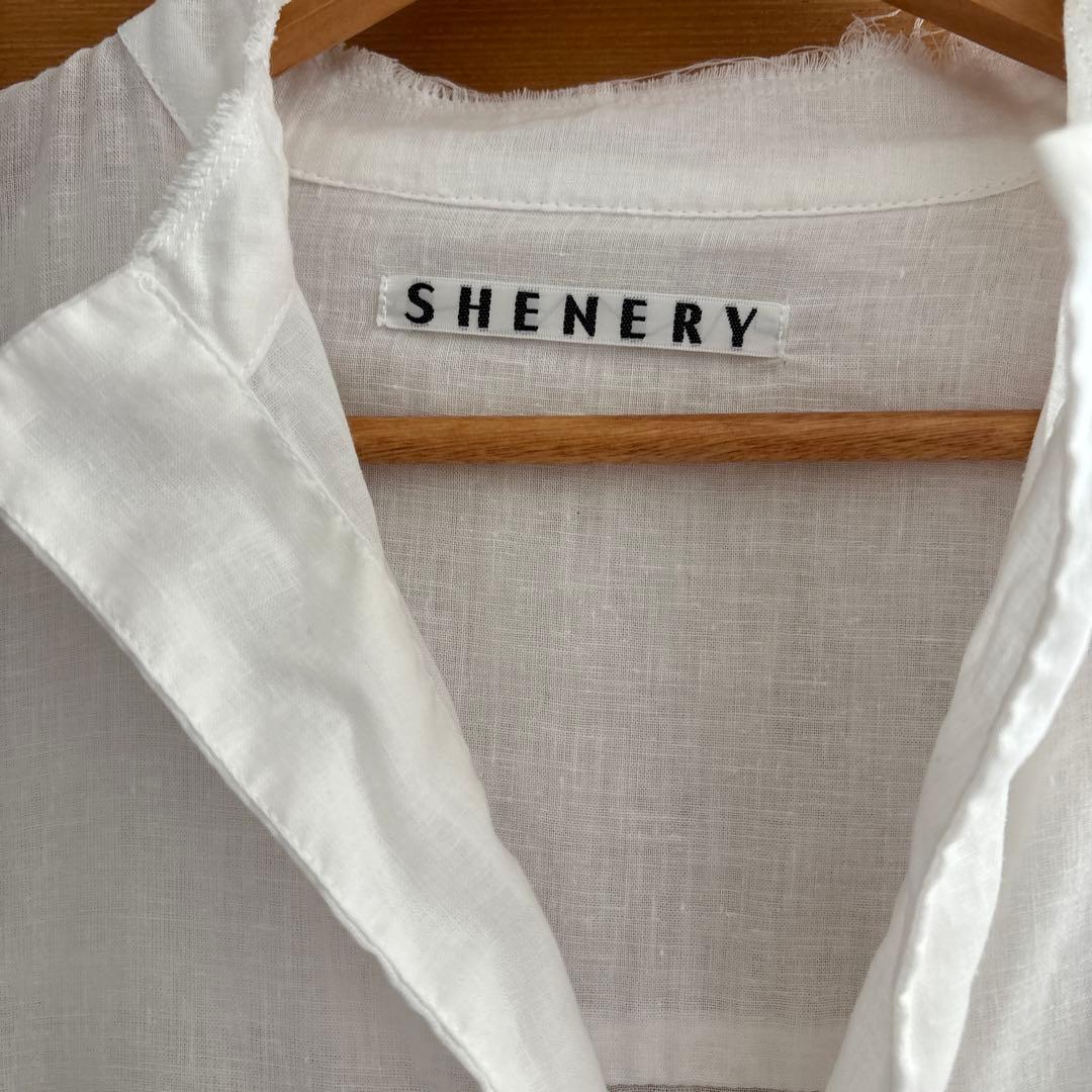 SHENERY ホワイト シャツワンピース — image 2