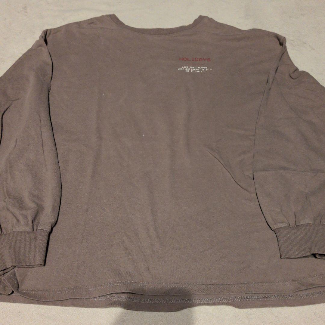 2020 JPN HOLIDAYS 長袖Tシャツ ブラウン — image 3