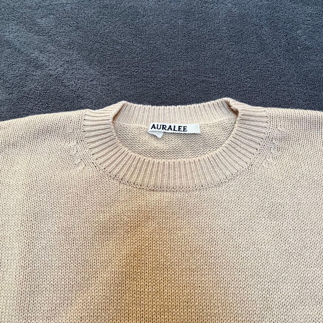 AURALEE LIGHT CASHMERE KNIT PULLOVER 5 — image 4