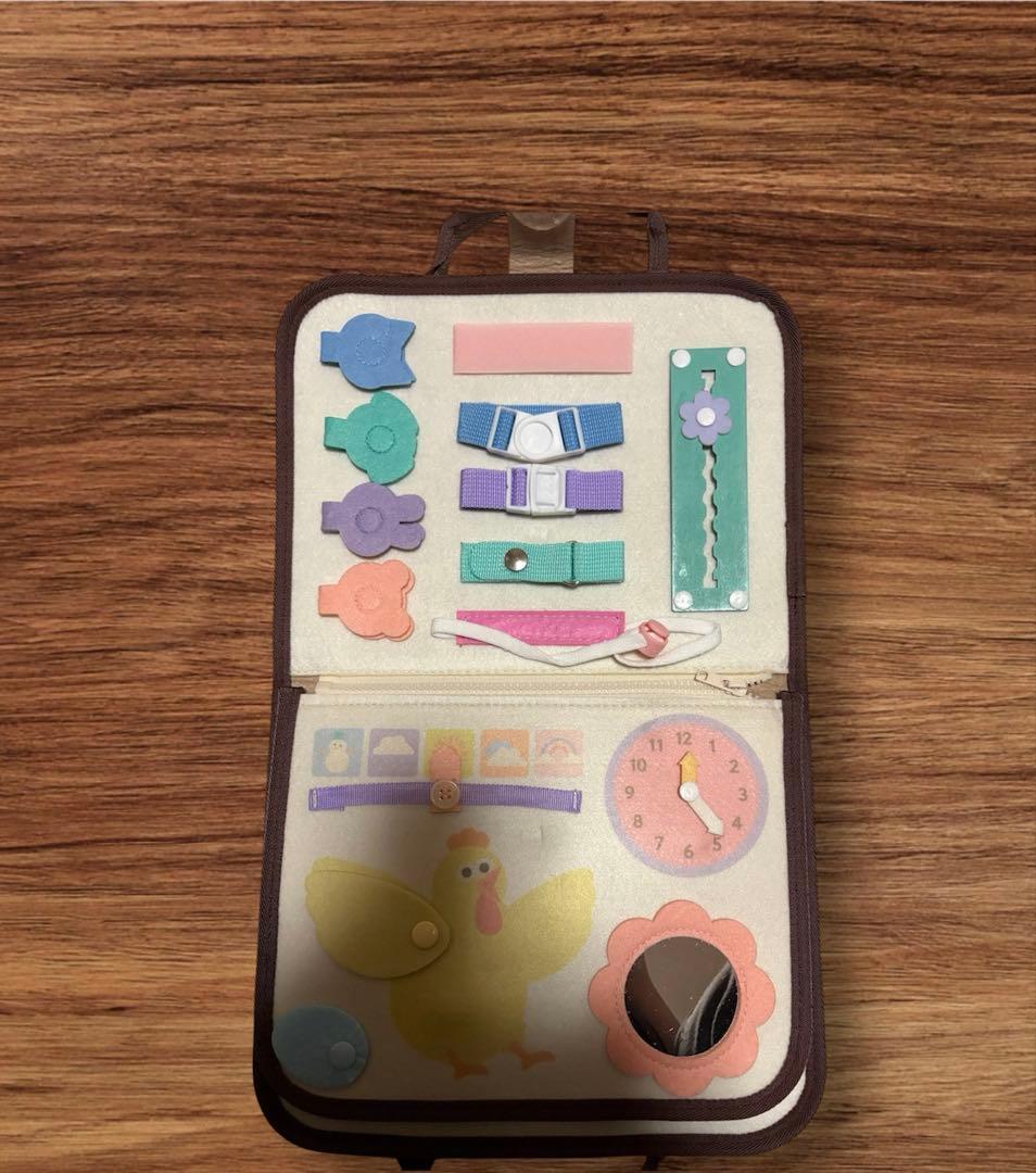 3coins スリコ　ビジーBOOK 女の子　ビジーボード　ビジーブック　知育 — image 2