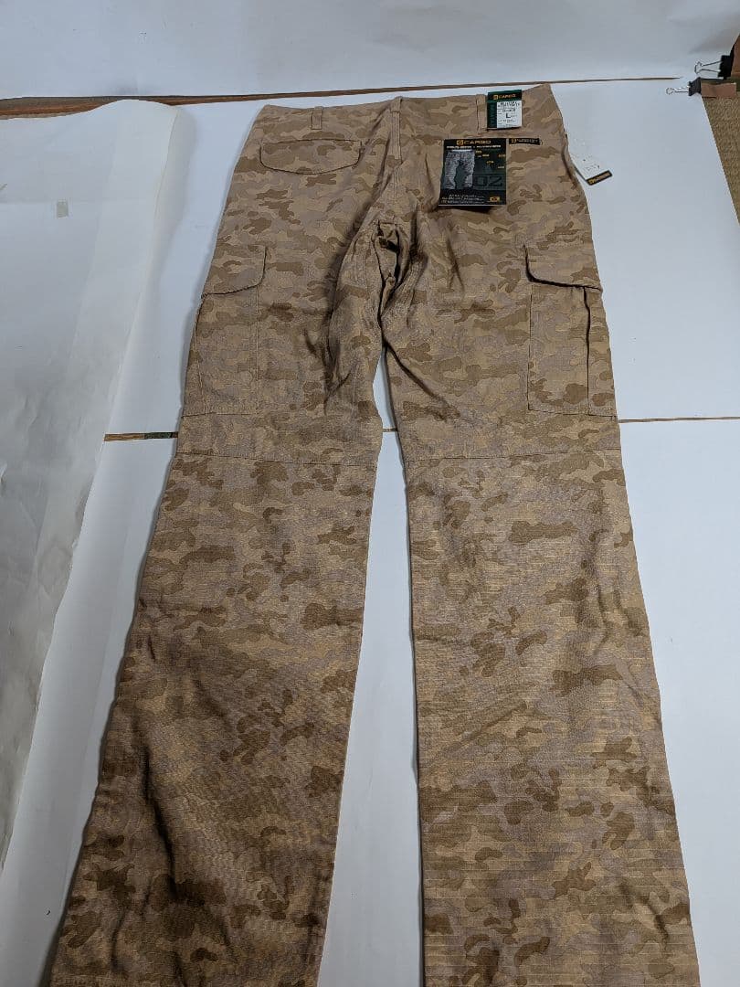 G.CARGO カーゴパンツ Lサイズ ベージュ迷彩 ミリタリーパンツ メンズ — image 4