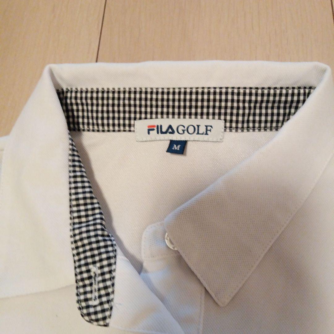 美品FILA GOLF ポロシャツ ホワイト レディースМ1247番 — image 5
