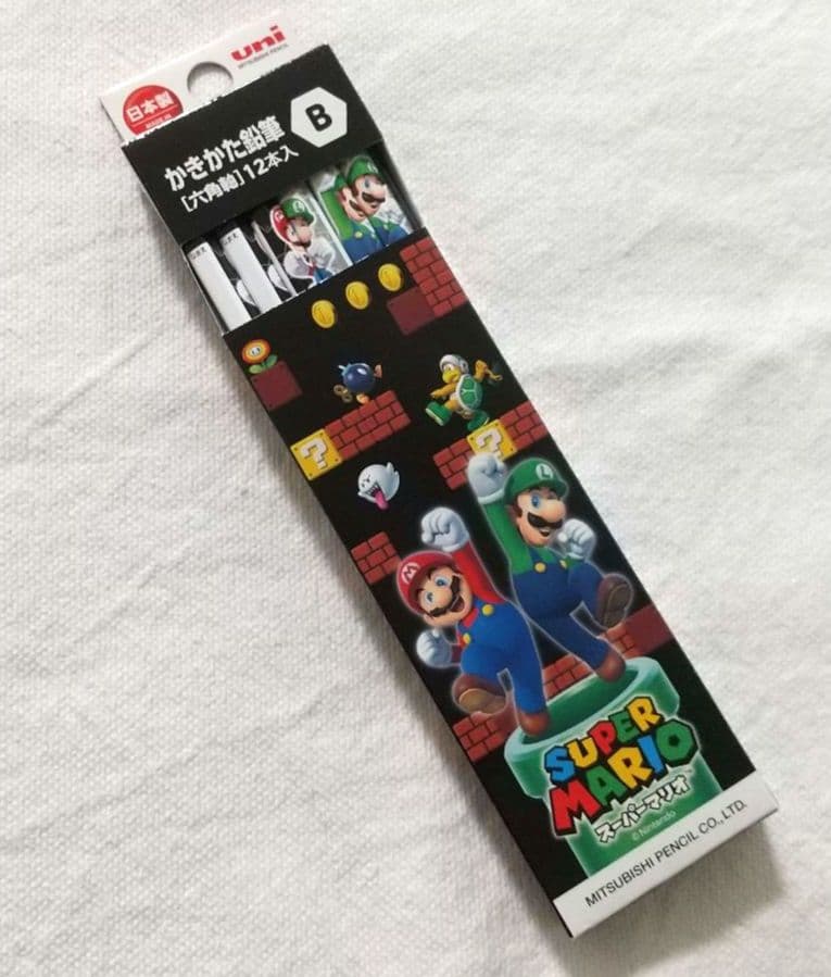 新品 スーパーマリオ かきかた鉛筆 １ダース B — image 4
