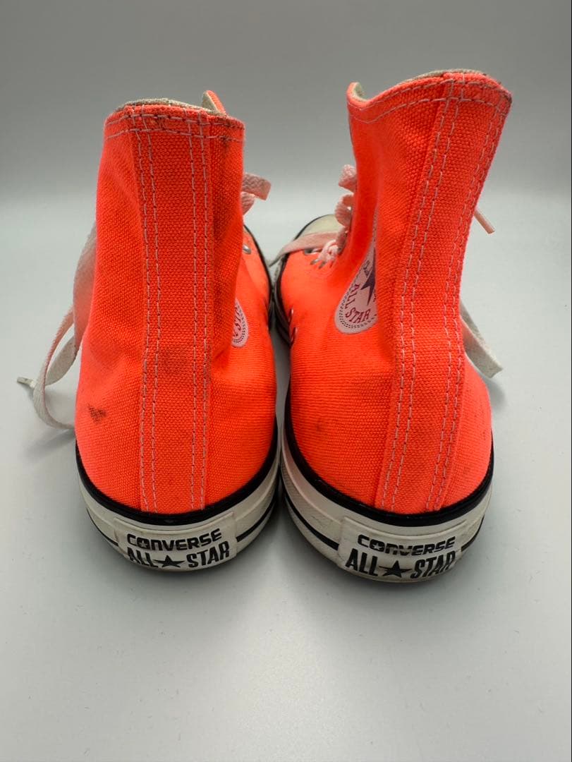CONVERSE ALL STAR ハイカット 蛍光オレンジ スニーカー — image 3