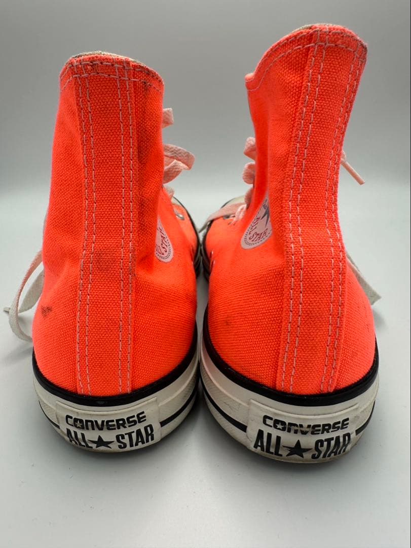 CONVERSE ALL STAR ハイカット 蛍光オレンジ スニーカー — image 4