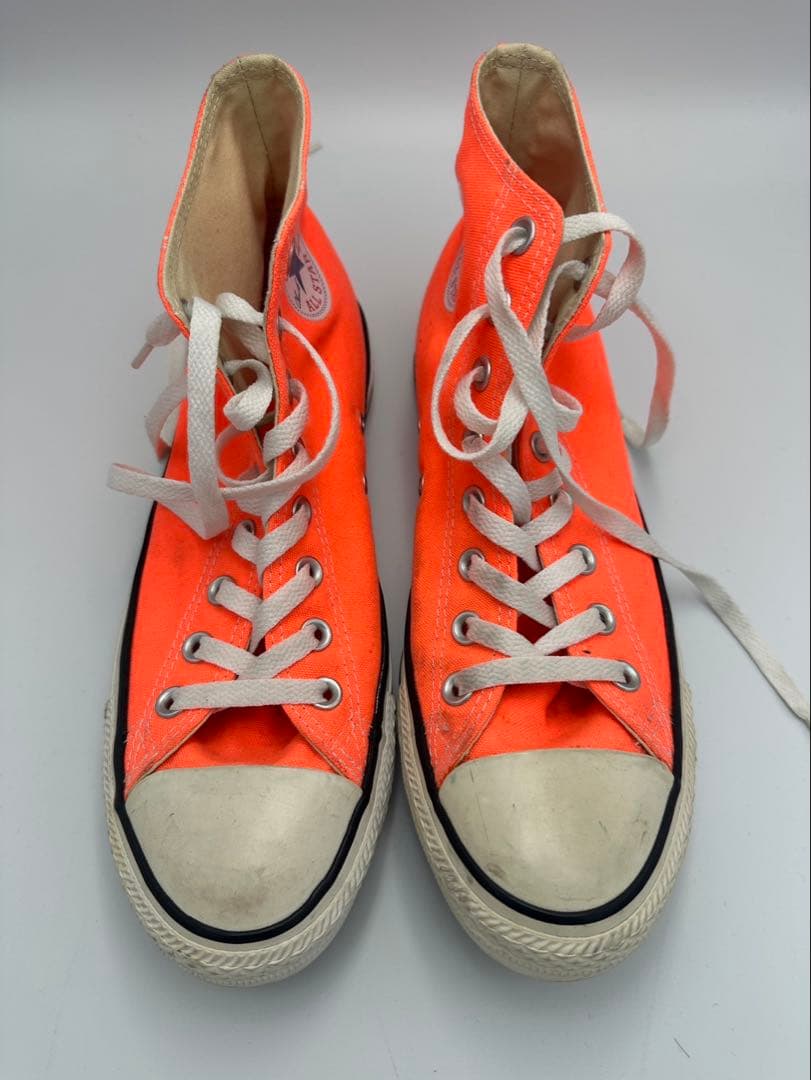 CONVERSE ALL STAR ハイカット 蛍光オレンジ スニーカー — image 5