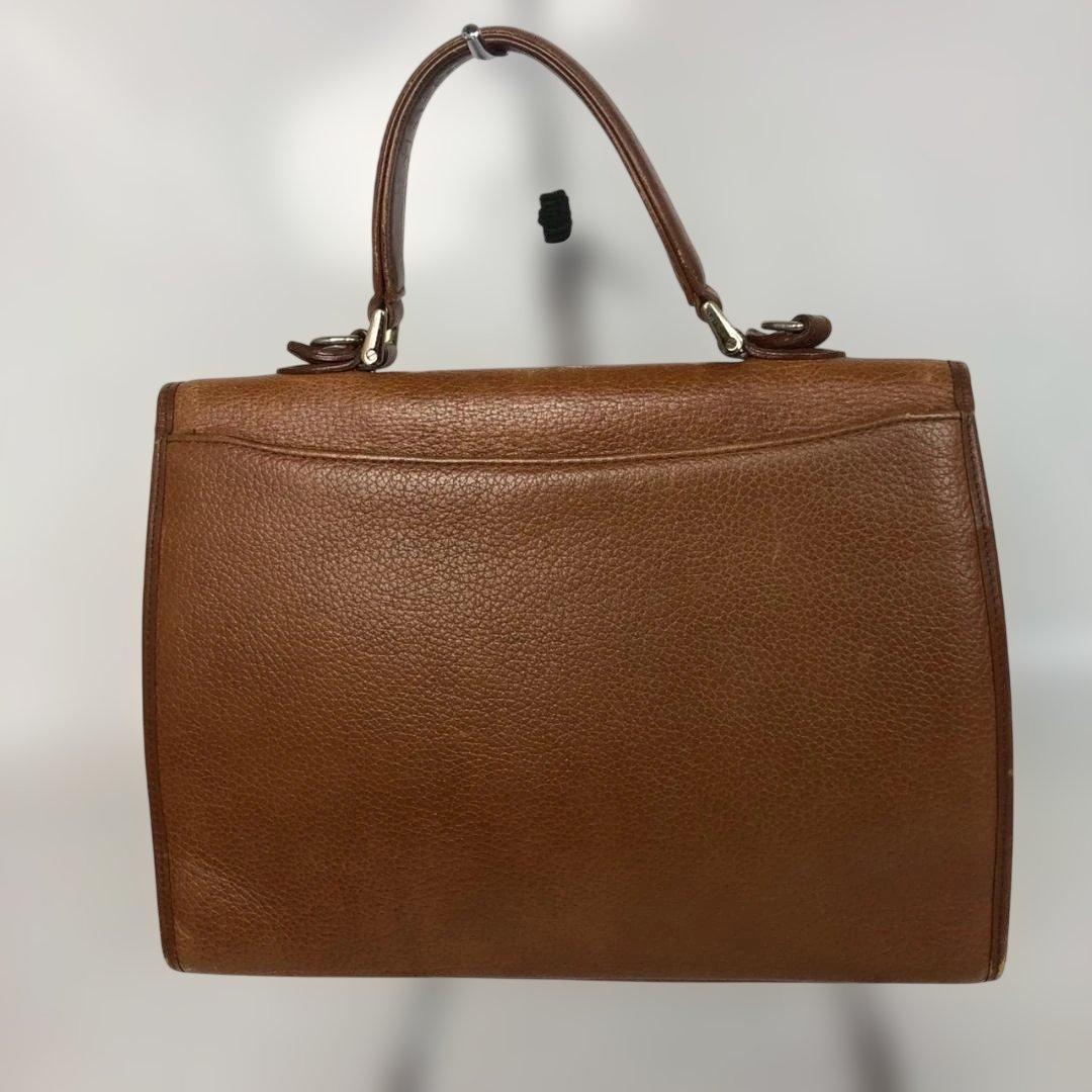 Burberrys バーバリーズ ハンドバッグ ブラウン レザー 茶 シルバー — image 2