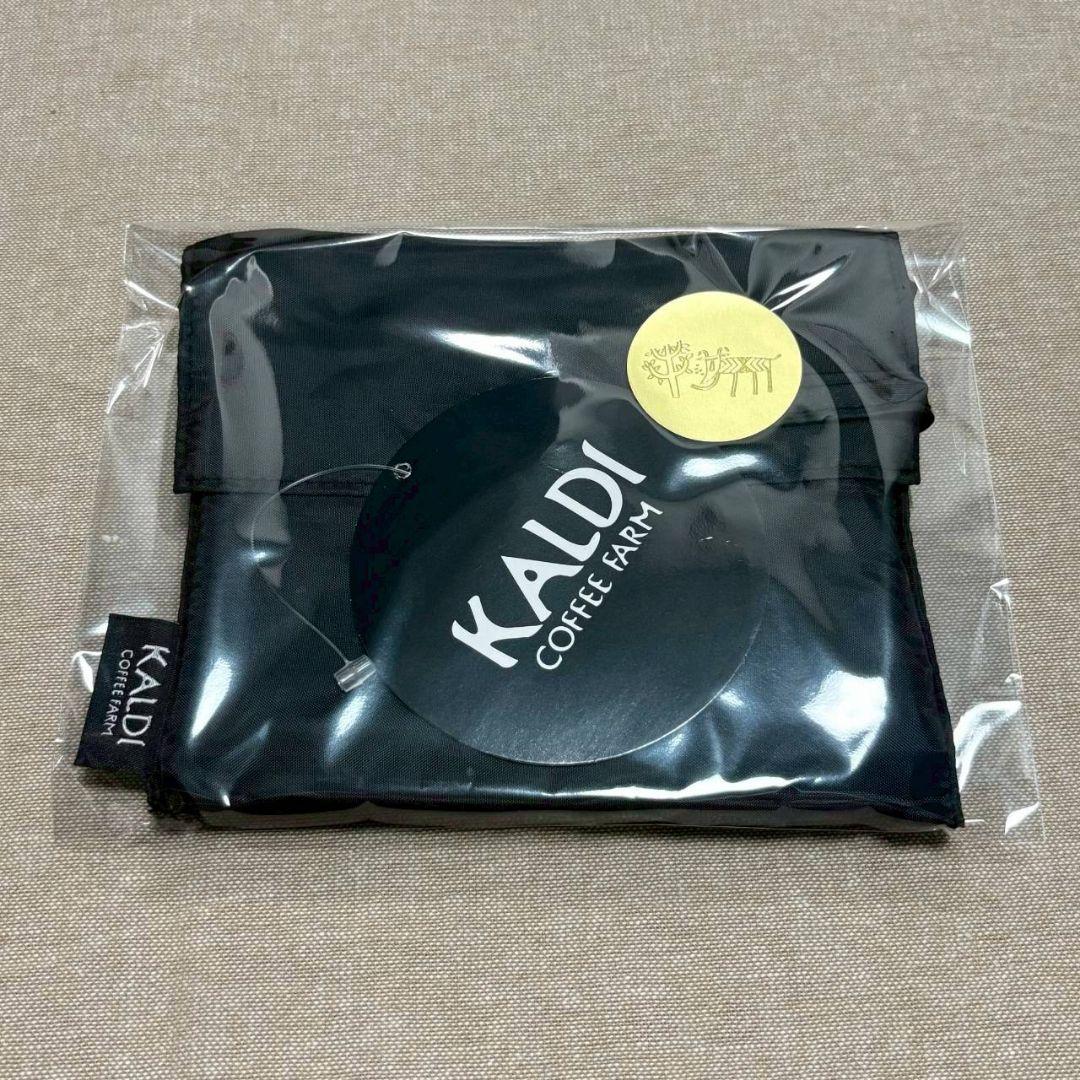 新品未使用　旧タイプ　カルディ　エコバッグ　黒1個 — image 3