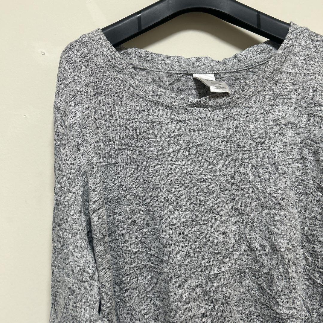 Cozy Top 【L】長袖 グレー ロンT 秋冬 — image 5
