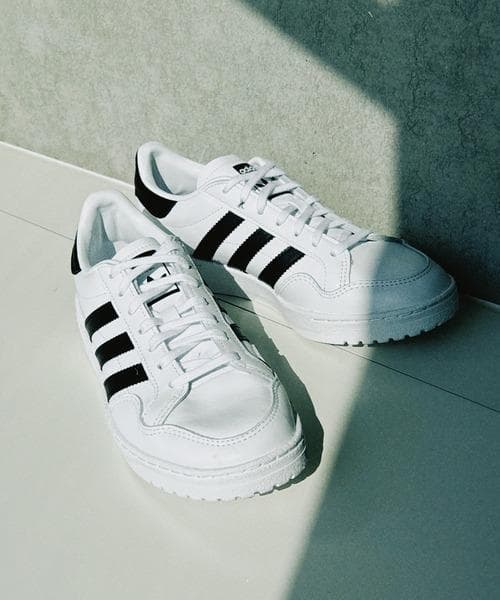 新品❤　スニーカー adidas アディダス　チーム コート 白　２５．５ｃｍ — image 3