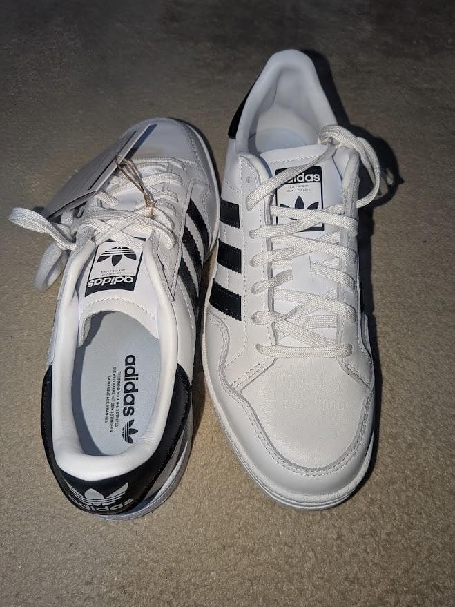 新品❤　スニーカー adidas アディダス　チーム コート 白　２５．５ｃｍ — image 4