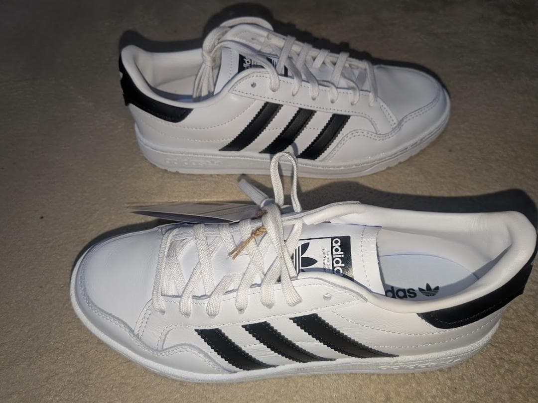 新品❤　スニーカー adidas アディダス　チーム コート 白　２５．５ｃｍ — image 5