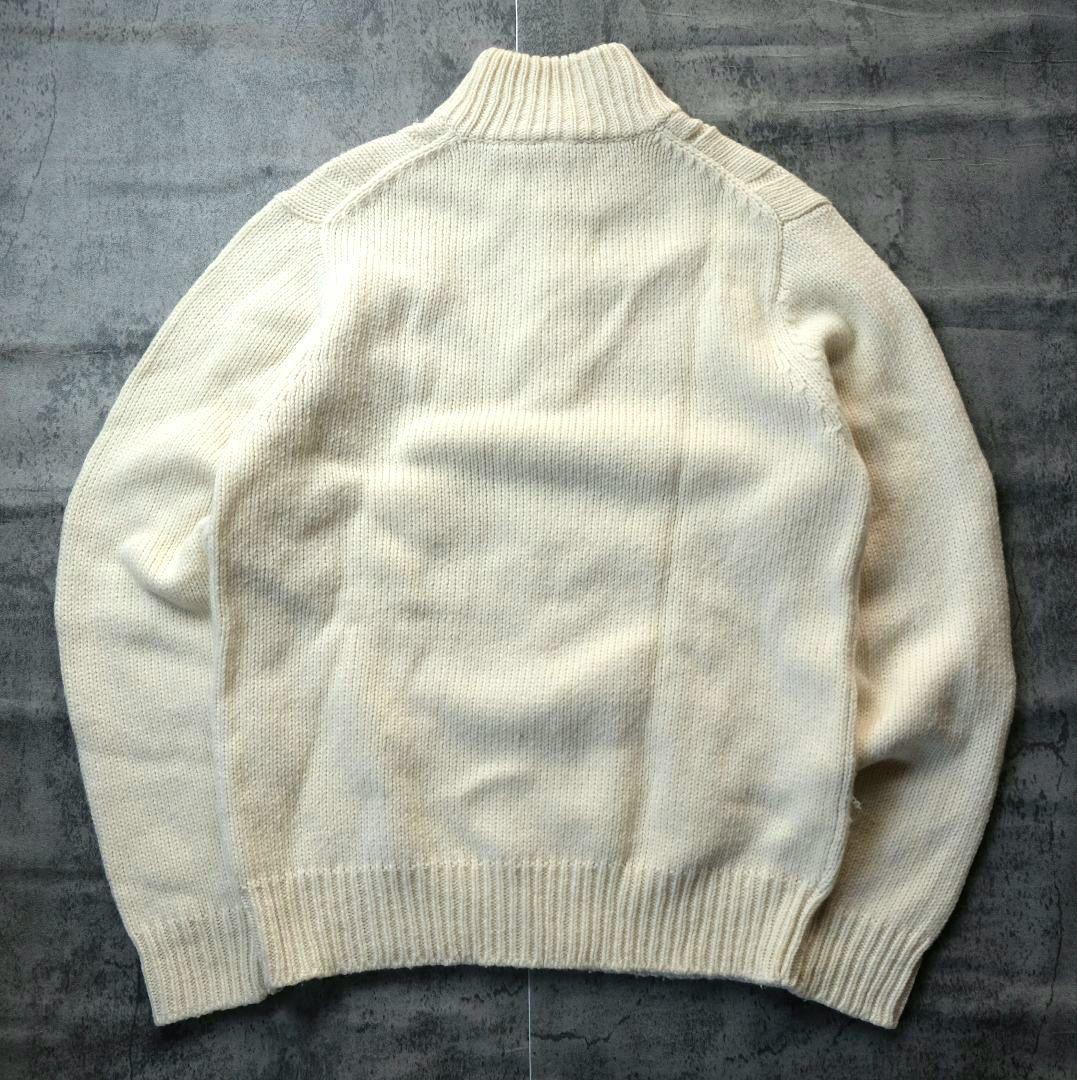 90s OLD UNIQLO オールドユニクロ ケーブルニット セーター 生成り — image 2