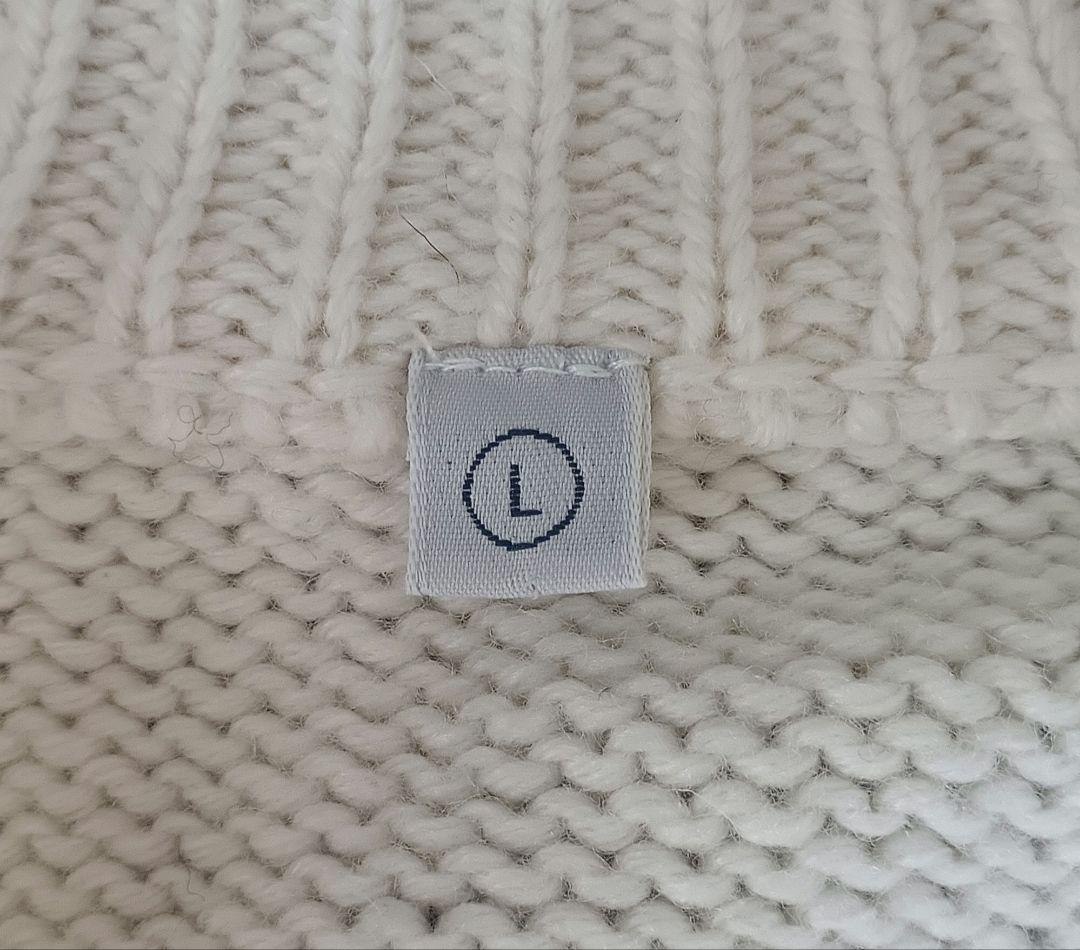 90s OLD UNIQLO オールドユニクロ ケーブルニット セーター 生成り — image 4