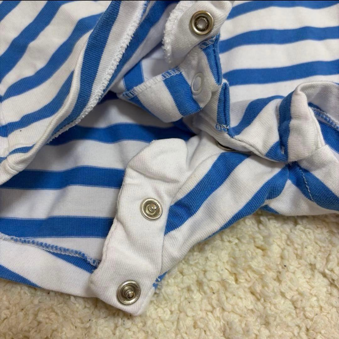 【美品♡】ジャカディー　Jacadi ロンパース ボーダー 18M 81cm — image 5