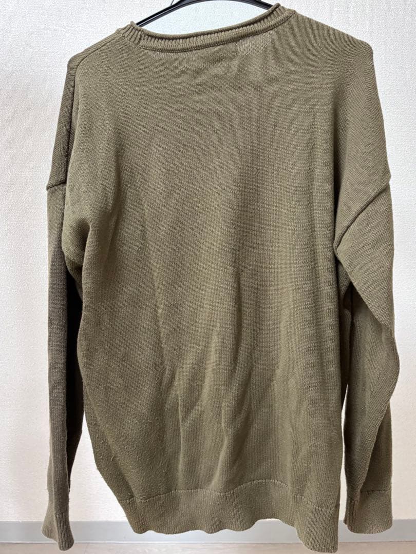 BANANA REPUBLIC クルーネックニット カーキ Mサイズ — image 2