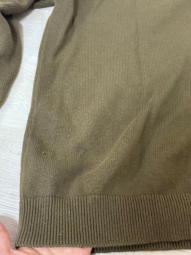 BANANA REPUBLIC クルーネックニット カーキ Mサイズ — image 5