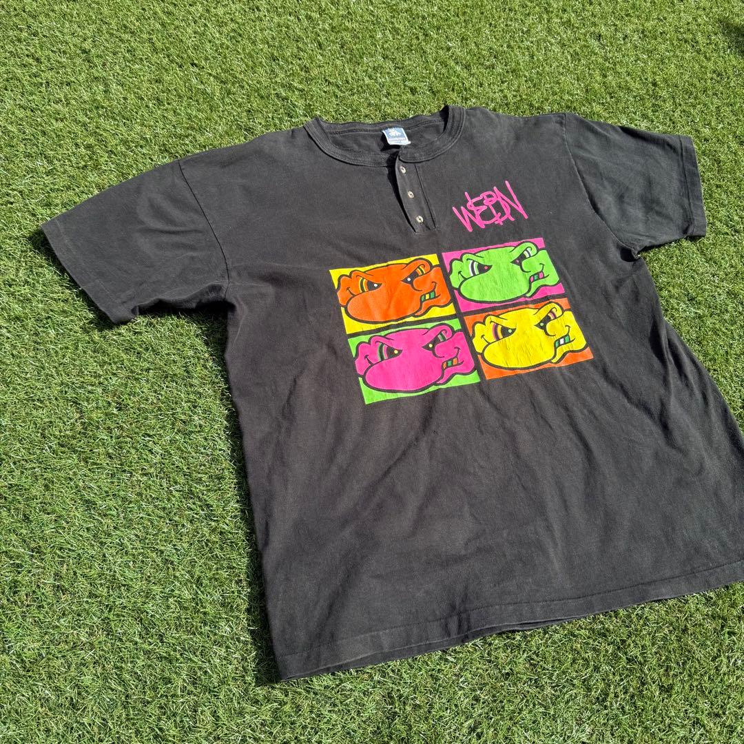 495 WEPN Neon 4Panel Graphic Henley T — image 4