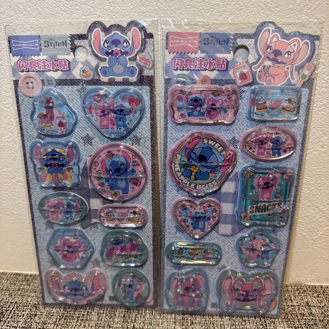 海外正規品‼️スティッチウォーターシール 2シート　シール活　シール交換 — image 2