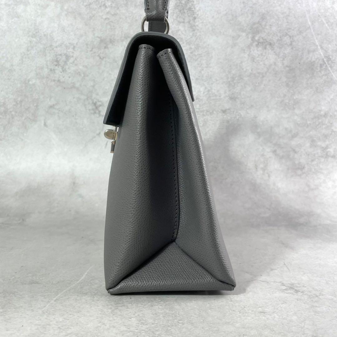 未使用級 ✨カルボッティ New Lady 323 レザー ダークグレー — image 4