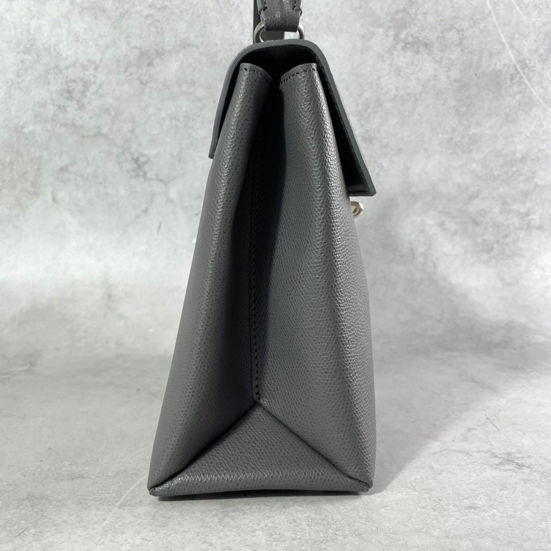 未使用級 ✨カルボッティ New Lady 323 レザー ダークグレー — image 5