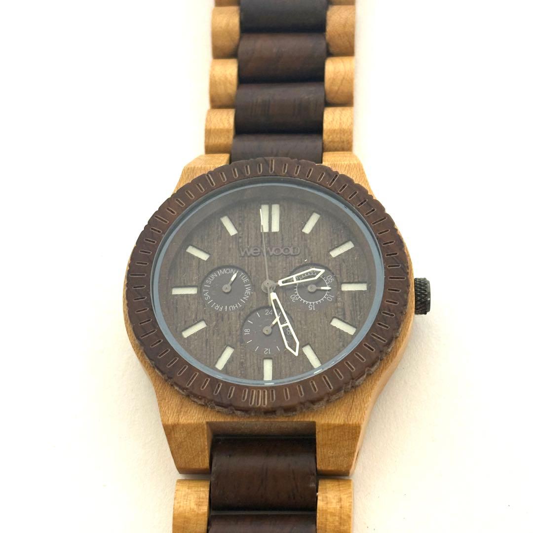 WEWOOD ウィーウッド 木製腕時計 M16-305 付属品付き — image 3