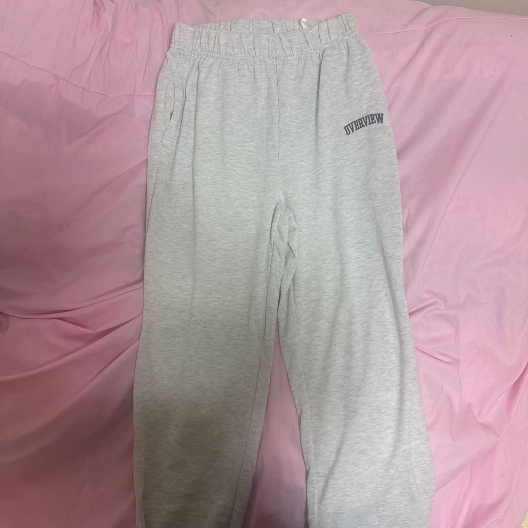 OVERVIEW ロゴ入り スウェットパンツ グレー — image 2