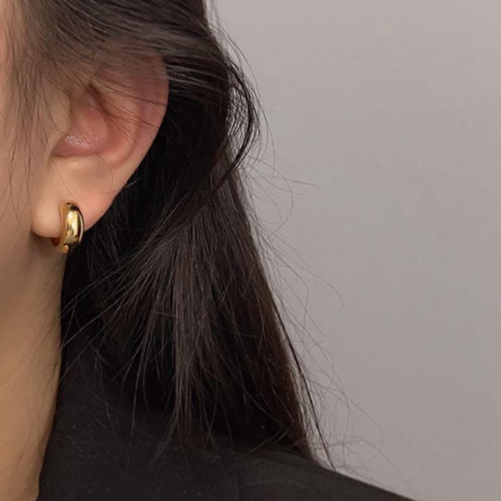 イヤリング ノンホールピアス ゴールド イヤーカフ シンプル 大人 アクセサリー — image 2