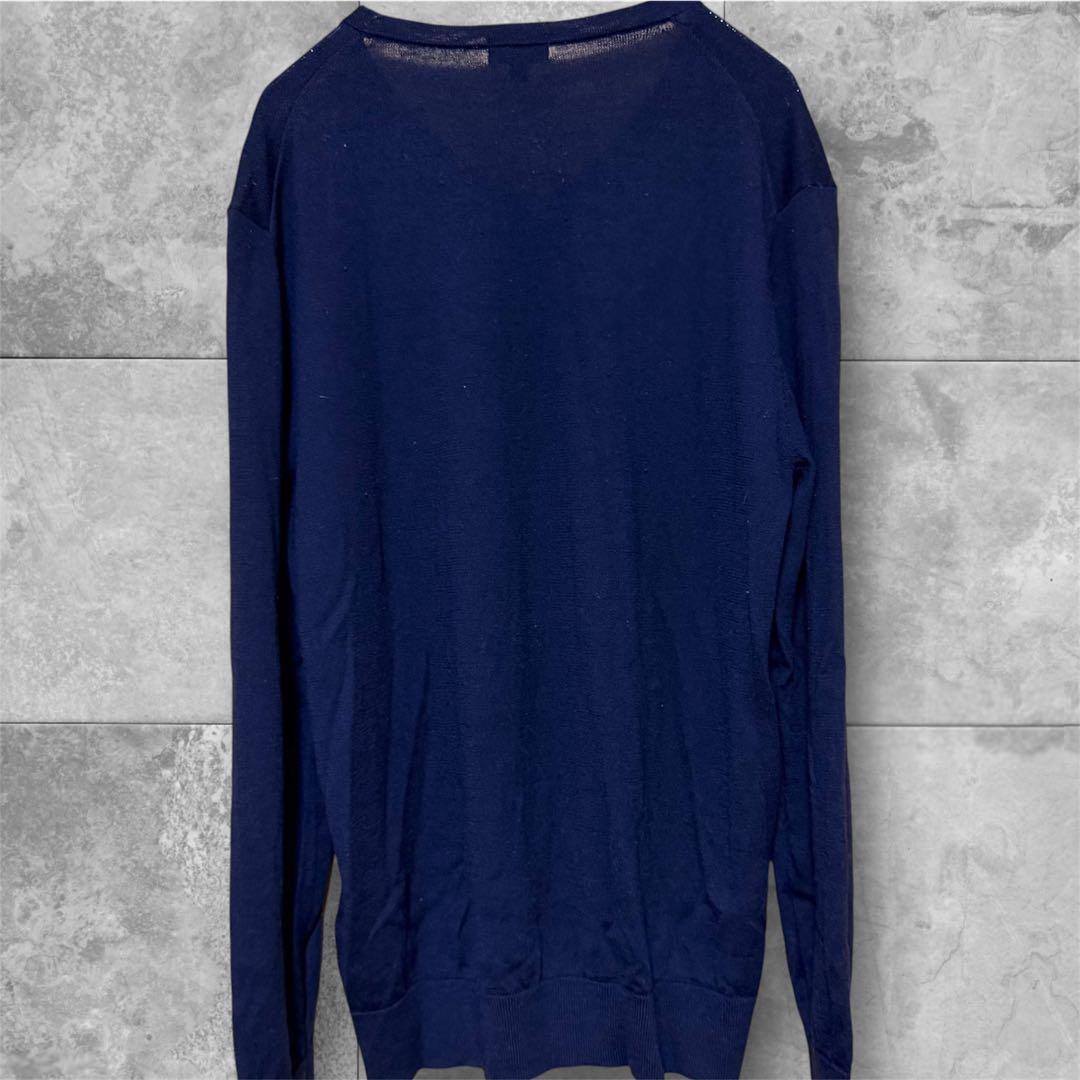 【匿名配送】UNIQLO エクストラファインメリノ Vネックセーター XL — image 4