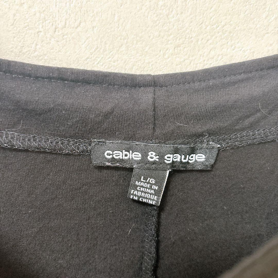 cable&gauge カットソー【XL】 ボートネック オープンショルダー — image 3