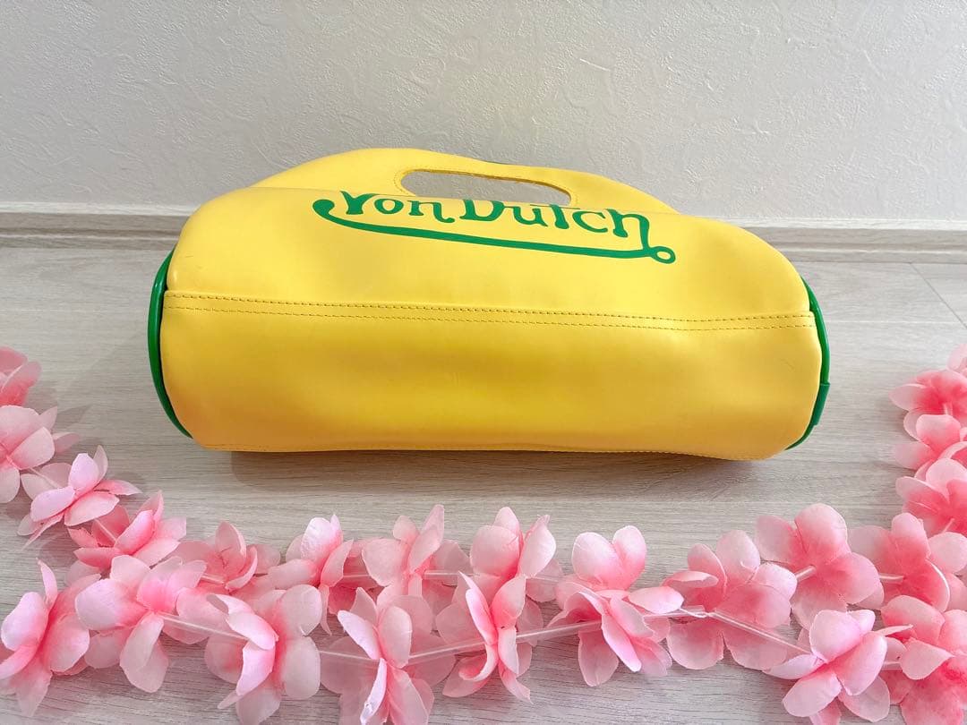 レア　美品　Von Dutch バッグ　イエロー — image 2