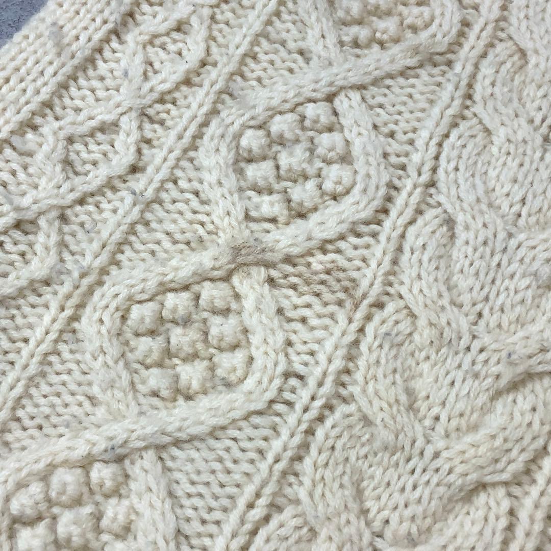90‘s fisherman Knit ポプコーン ニット 生成り — image 4