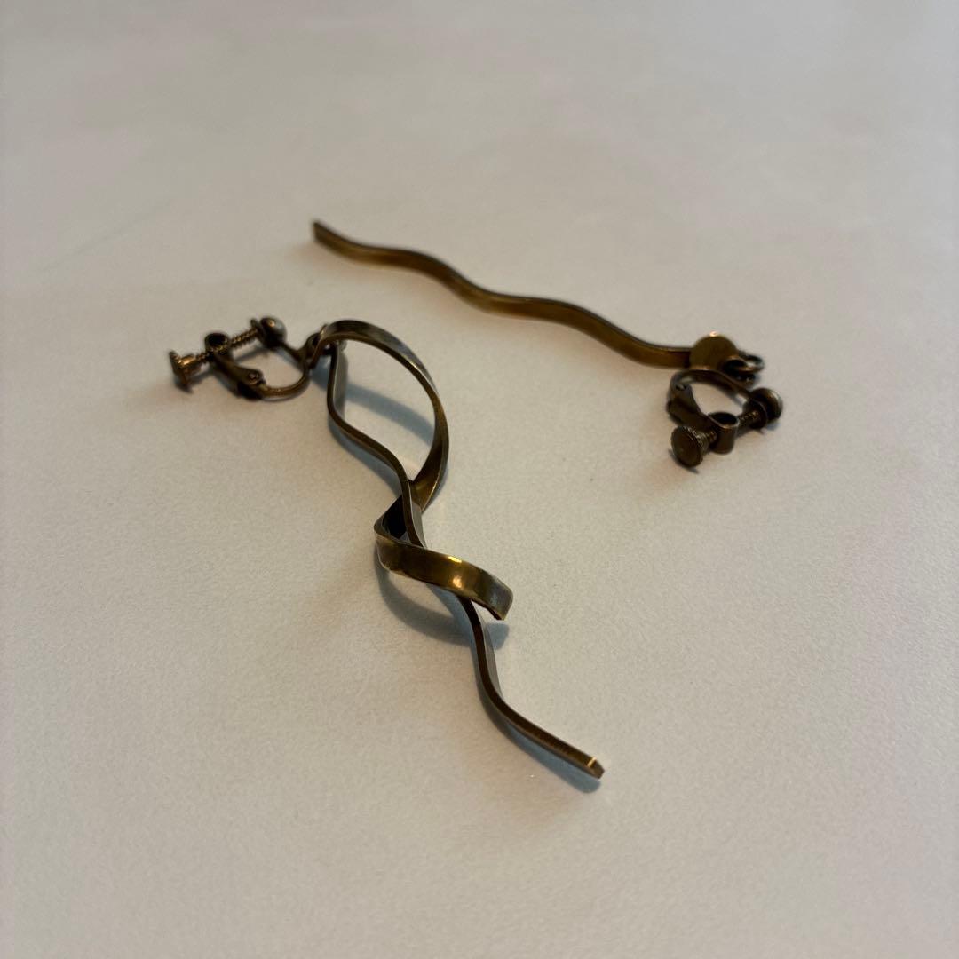 【TAMARI】wave earrings ヴィンテージ　リメイク　イヤリング — image 5