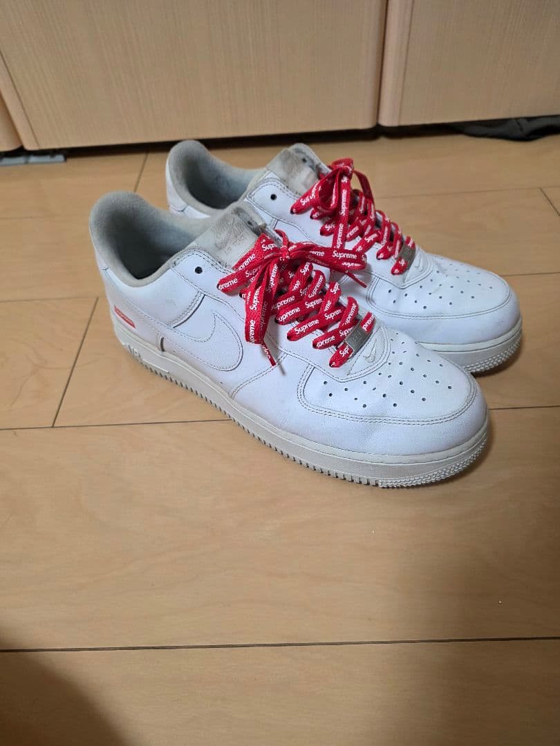 Nike Air Force 1 Supreme White わんこ様専用 — image 2