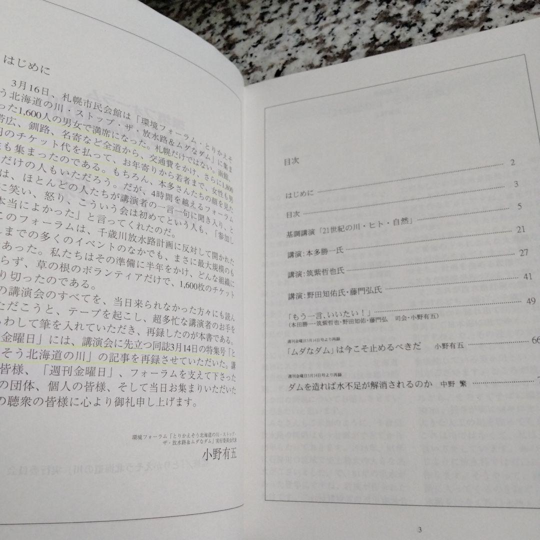 とりかえそう北海道の川: 環境フォーラム : 講演録 : ストップ・ザ・放水路& — image 4