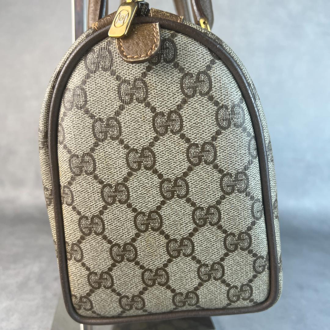 美品 オールドグッチ GUCCI GG ヴィンテージ ミニボストンバッグ 紙タグ — image 5