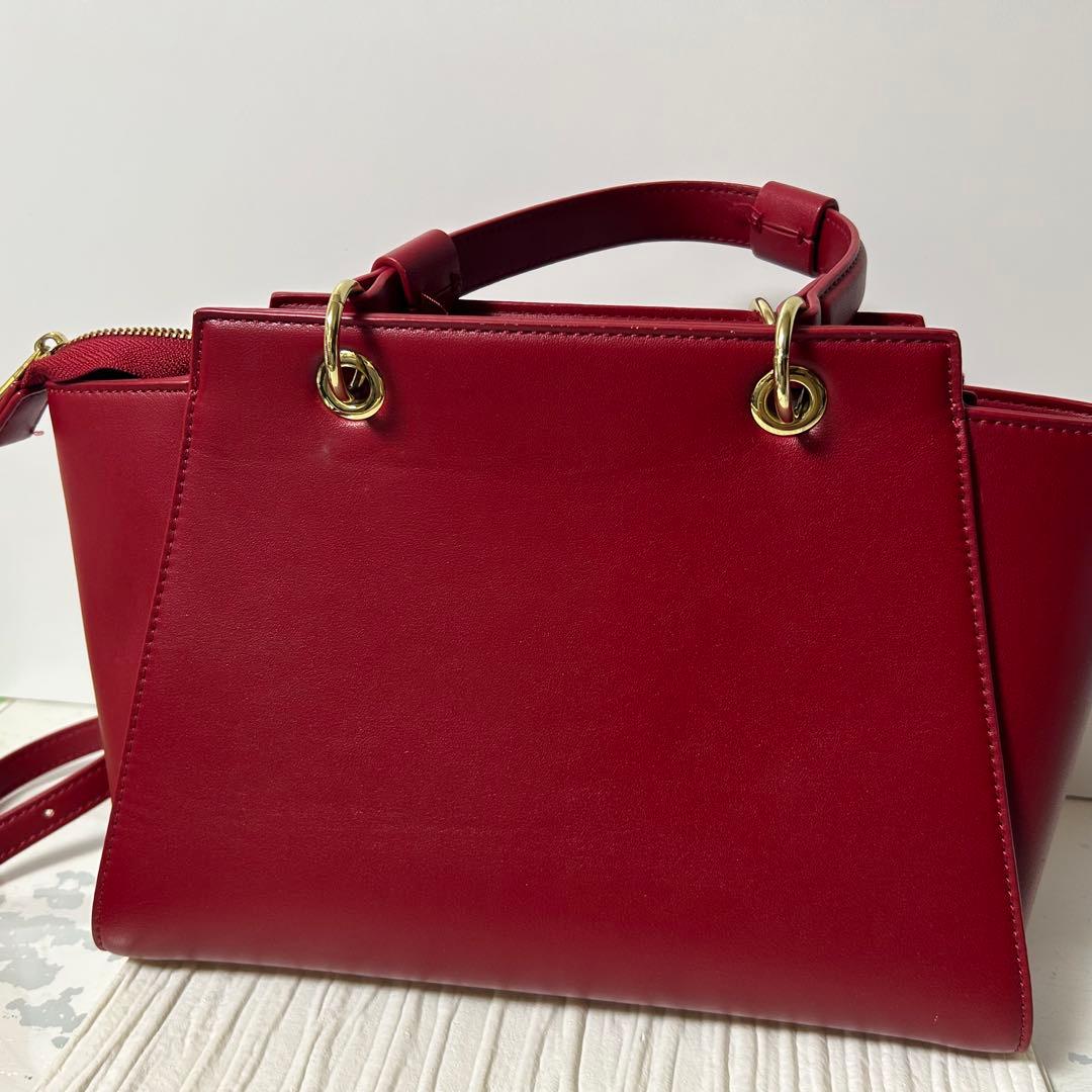 & chouette アンドシュエット、ん 2way ハンドバッグ レッド — image 5