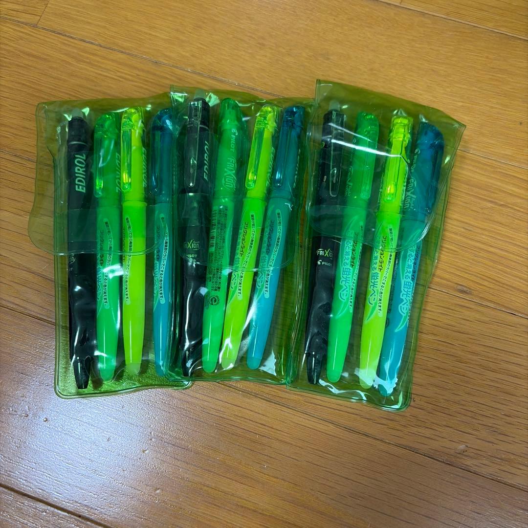 EDIROL 蛍光ペン セット　4色3個 — image 2